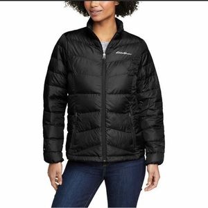 EDDIE BAUER 650 Down Chevron Quilted Jacket Coat NEW